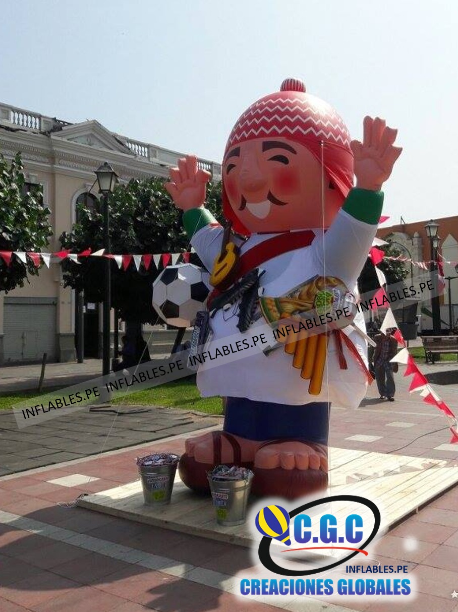 Réplica Mascota Inflable Ejemplo 01